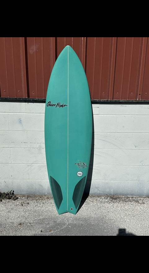 5'10 Black Marlin Poly/Epoxy